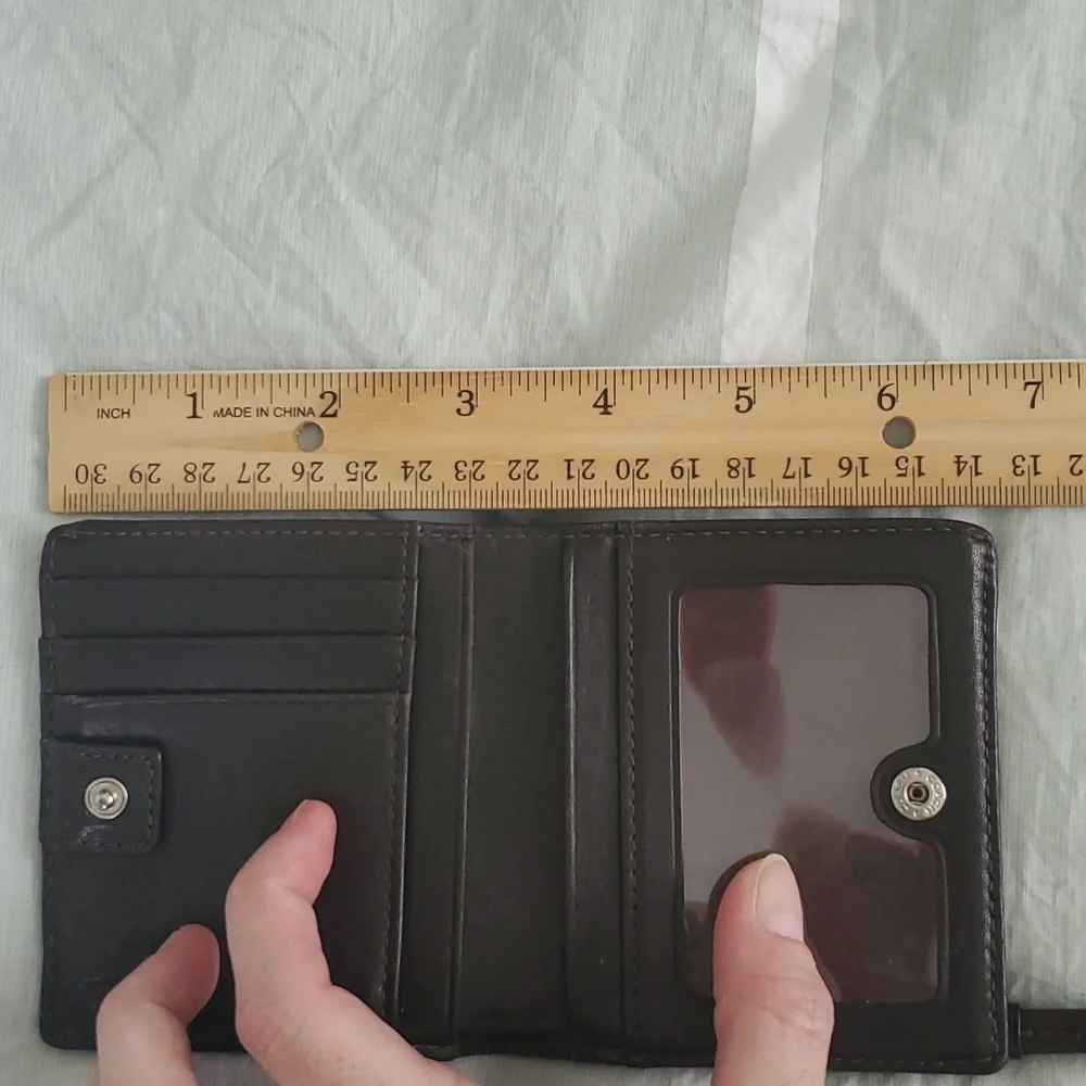 Coach Small Classic Fold Wallet - Picture 10 of 11